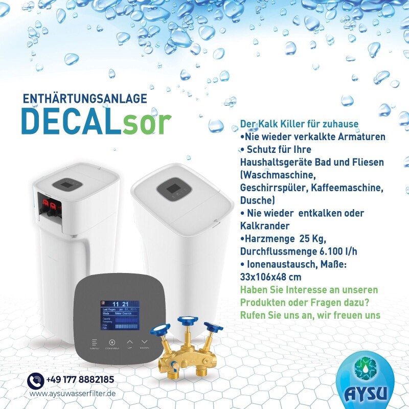 DECALSor Enthärtungsanlage 25 Liter oder 32 Liter